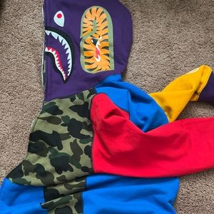 Multi Color Bape Hoodie